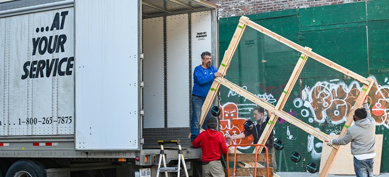 professional movers helping with a family move from Litchfield to Granby